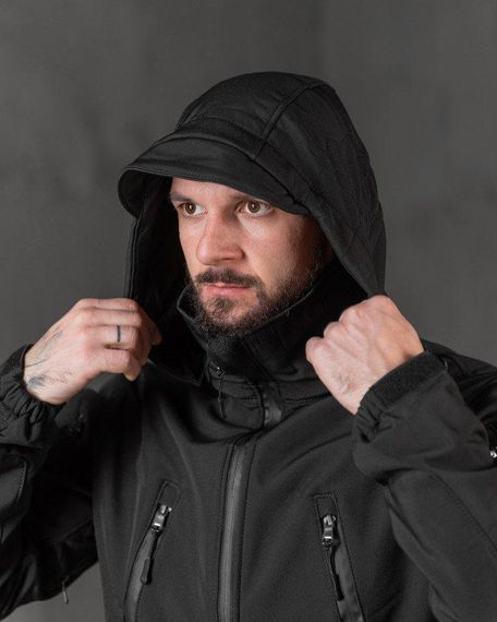 Тактична куртка софтшел Kord second generation black ВТ7804 | Зображення 5