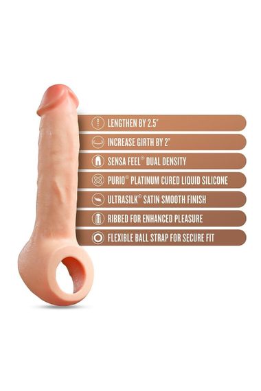 Реалістичний подовжувач пеніса Blush Performance Plus Thrive силіконовий Sex Aura | Зображення 5