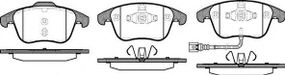 Колодка гальм. диск. AUDI Q3 (0611-) передн. (вир-во REMSA) REMSA 121921 на SEAT ALHAMBRA (710, 711)