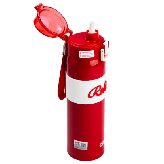 Термос Relax с поилкой с металлической колбой 520 мл Красный HP17304B | Зображення 1