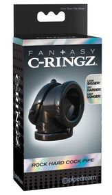 Двойное эрекционное кольцо Fantasy C-Ringz - Rock Hard Cock Pipe Sex Aura