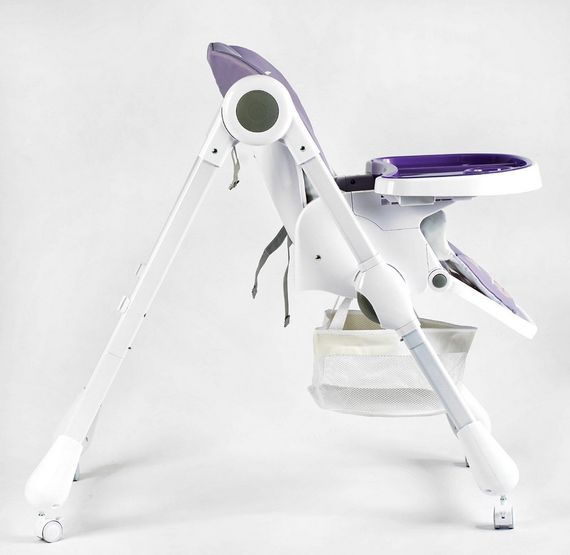 Стульчик для кормления K-60290 Joy мягкий чехол ПВХ, 4 колеса, съёмный столик, корзинка, в коробке (6989203550090) | Зображення 2