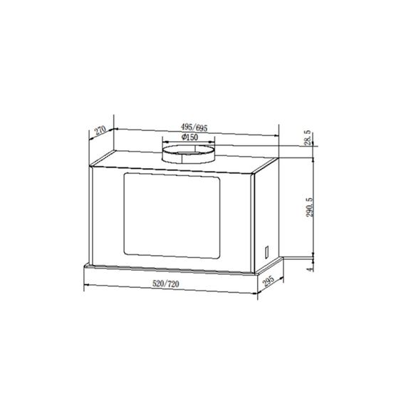 Вытяжка кухонная Grunhelm GVB 430 TW | Зображення 4