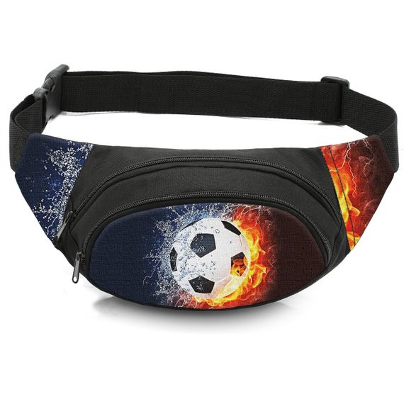 Сумка-бананка дитяча з принтом Футбол поясна сумка для хлопчика (4658)