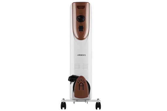 Масляний радіатор Ardesto 2,5 кВт, площа обігріву 25 кв.м., білий, підлоговий, 11 секцій (OFH-11X1) | Зображення 7