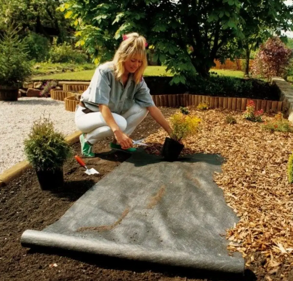 Геотекстиль  (110 г/м2) 1.2*50 чорний геотекстиль садовий | Зображення 5