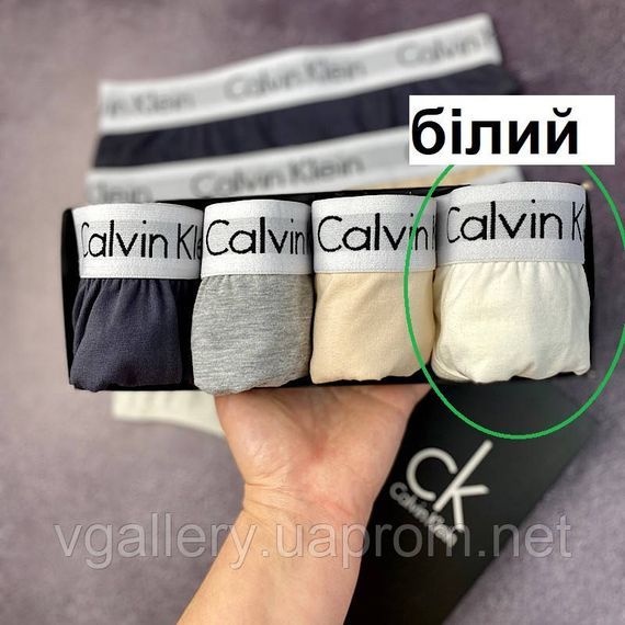 Стринги женские CK Carousel, женские стринги в стиле Кельвин Кляйн L, Белый