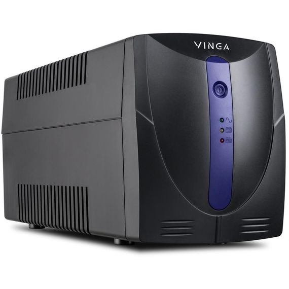 Пристрій безперебійного живлення Vinga LED 600VA plastic case with USB (VPE-600PU) | Зображення 5