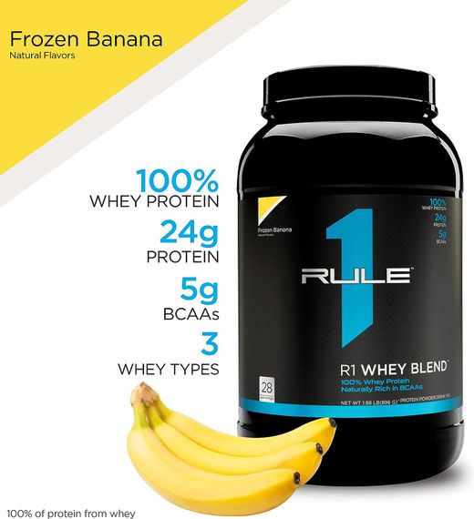 Протеин Rule 1 R1 Whey Blend 905g (Banana) | Зображення 2