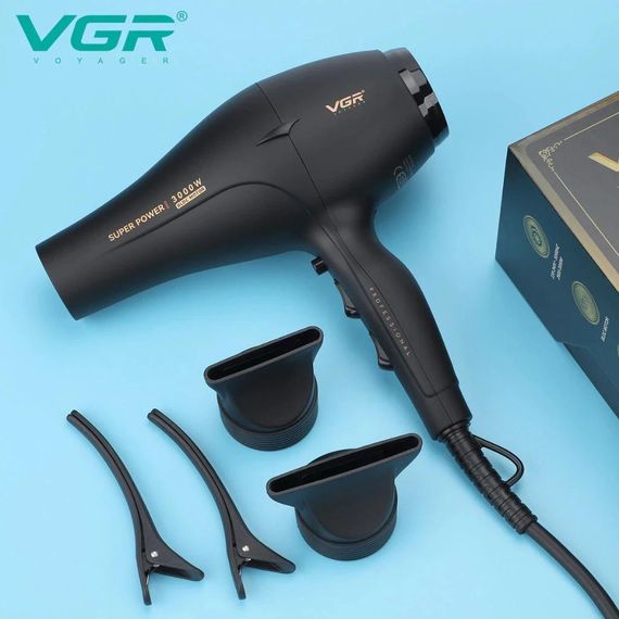 Фен VGR V-406 BLACK 3000Вт | Зображення 1