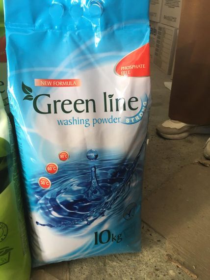 Пральний порошок🌿 Green Line порошок 10 кг 🧺 Gentle | Color | Strong 💧 Фосфат-Free ✅ Супер економія | Зображення 6