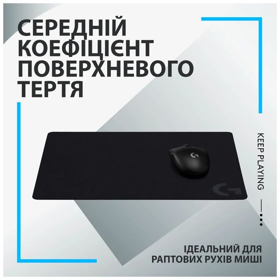 Килимок для мишки Logitech G240 Gaming Mouse Pad Black (943-000785) | Зображення 5