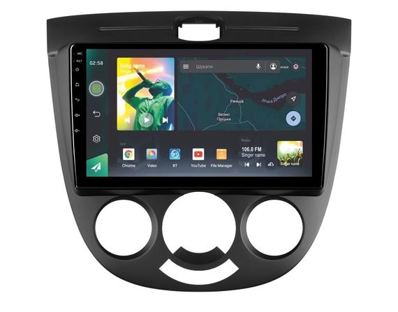Штатна магнітола Sigma X9232 2+32 Gb Chevrolet Lacetti J200 Buick Excelle Hrv 2004-2013 A 9"