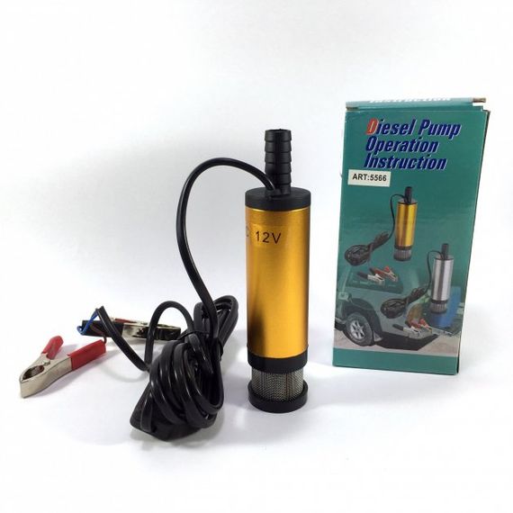 Занурювальний електричний насос для перекачування дизельного палива 12V від прикурювача | Зображення 2