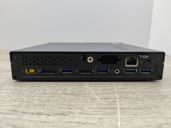 Неттоп Lenovo ThinkCentre M900 Tiny USFF / Intel Core i3-6100T (2 (4) ядра по 3.2 GHz) / 8 GB DDR4 / 240 GB SSD / Intel HD Graphics 530 / Блок живлення б/в | Зображення 6