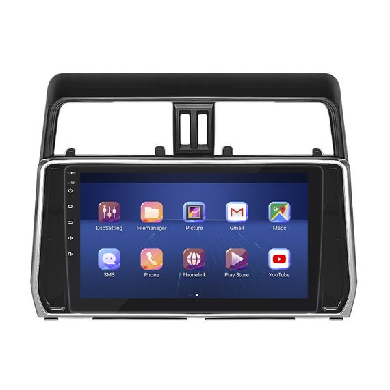 Штатная магнитола 10" Lesko для Toyota Land Cruiser Prado 150 Series Рестайлинг 2 2017-2020 6/128Gb 4G GPS Top | Зображення 1
