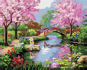 Алмазна мозаїка Чарівний краєвид 40х50 см ColorArt  SP023
