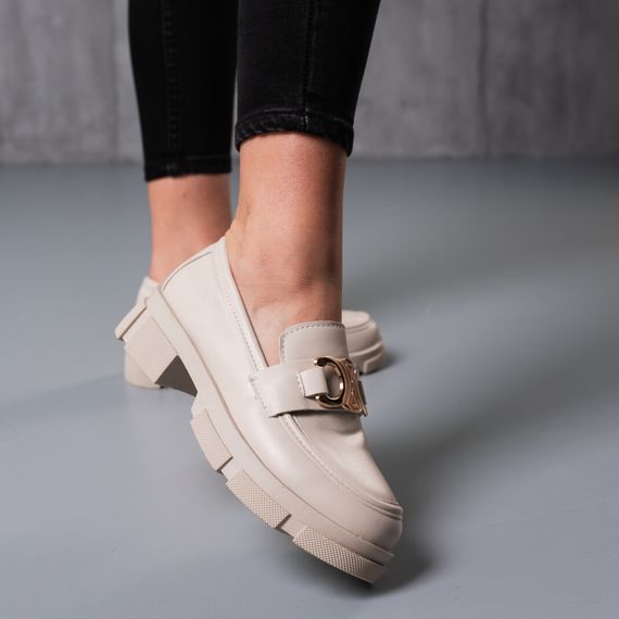 Броги женские Fashion Cann 3754 39 размер 25 см Бежевый | Зображення 6