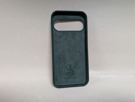 Чохол для Google Pixel 10 / Гугл Піксель 10, Lakshmi, з логотипом, м'який, протиударний, софт тач, зелений | Зображення 1