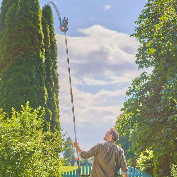 Гілкоріз (висоторіз) телескопічний GARDENA StarCut Pro L Set + пила StarCut 12082-20 (32 мм, 175-400 см) | Зображення 5
