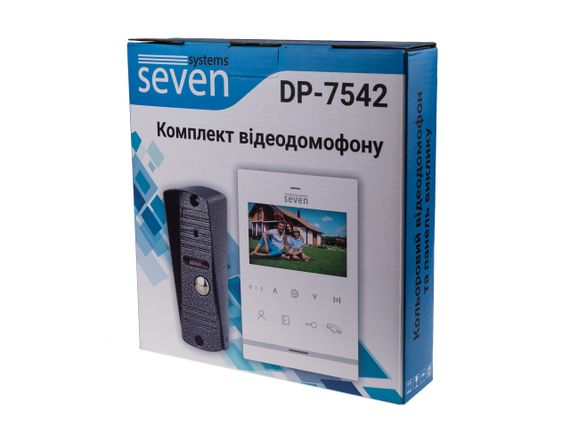Комплект видеодомофона SEVEN DP-7542 white | Зображення 5