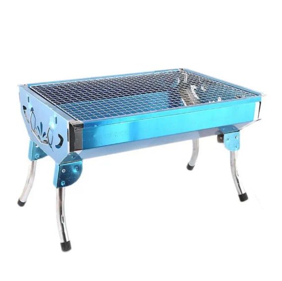 Переносной мангал с решеткой для шашлыка и гриля GP-4274 48*33*29cm | Зображення 1