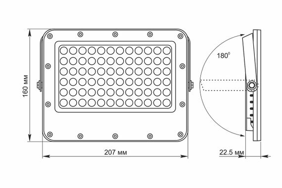 LED прожектор автономний VIDEX 1000LM 5000K 3.2 V VL-FSO2-505 на сонячній батареї, з пультом | Зображення 7