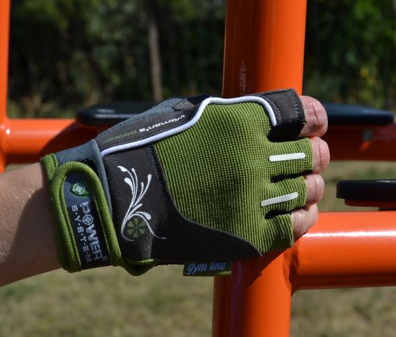 Рукавички для фітнесу Power System PS-2570 Woman’s Power жіночі Green XS | Зображення 6