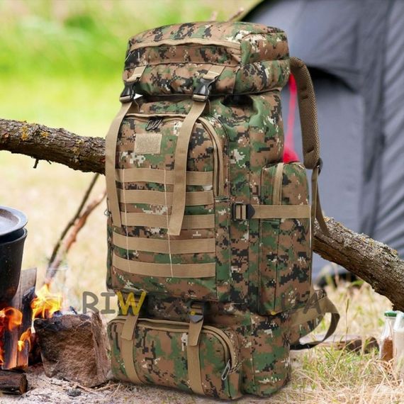 Тактичний рюкзак XPRO на 80 л Армійський рюкзак КАМУФЛЯЖ Джунглі Jungle (GR-171_1070) | Зображення 4