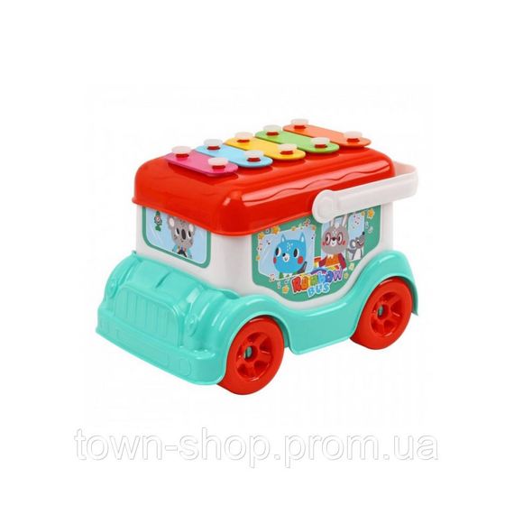 Детская музыкальная игрушка "Автобус-ксилофон" 9857TXK | Зображення 6