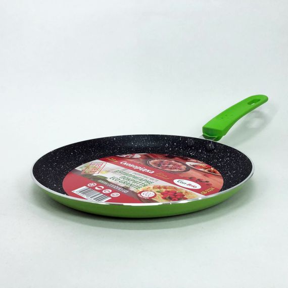 Сковорідка для млинців 23 см Con Brio СВ-2324 Eco Granite. GJ-705 Колір: зелений | Зображення 8
