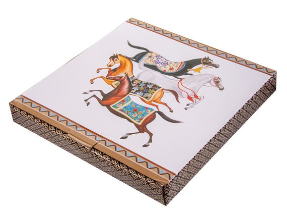 Набір елітних обідніх тарілок із кістяної порцеляни Royal Horse: Presentation, Ø26 см (2 шт.) | Зображення 2