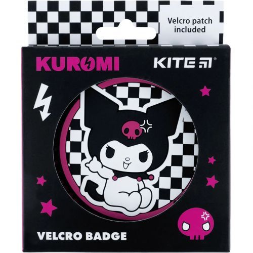 Бейдж на липучці "Sanrio. Куромі", 7,5 см | Зображення 2