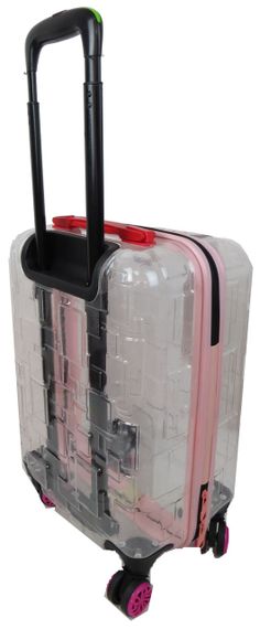 Прозора маленька пластикова валіза + комплект органайзерів 42L My Luggage | Зображення 2