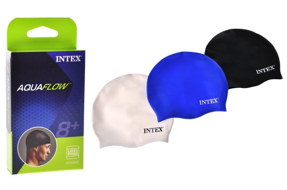 Шапочка для плавання INTEX на 8 років 3 кольори, 20 см 55992