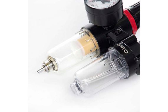 Редуктор давления с фильтром и лубрикатором Apro - 1/4" x 10 бар (850112) | Зображення 1