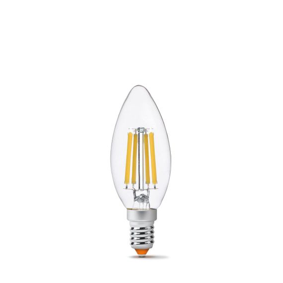 Світлодіодна лампа VIDEX Filament C37F 6W E14 3000K | Зображення 1