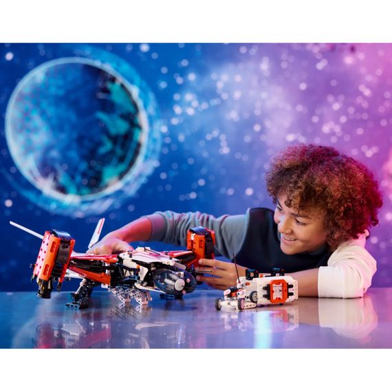 Конструктор LEGO Technic Вантажний космічний корабель VTOL LT81 1365 деталей (42181) | Зображення 1