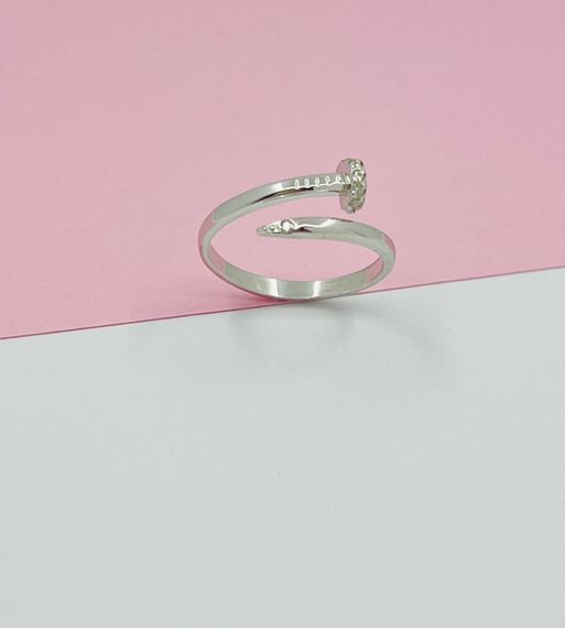 Серебряное кольцо Гвоздик Artsriblo арт384к