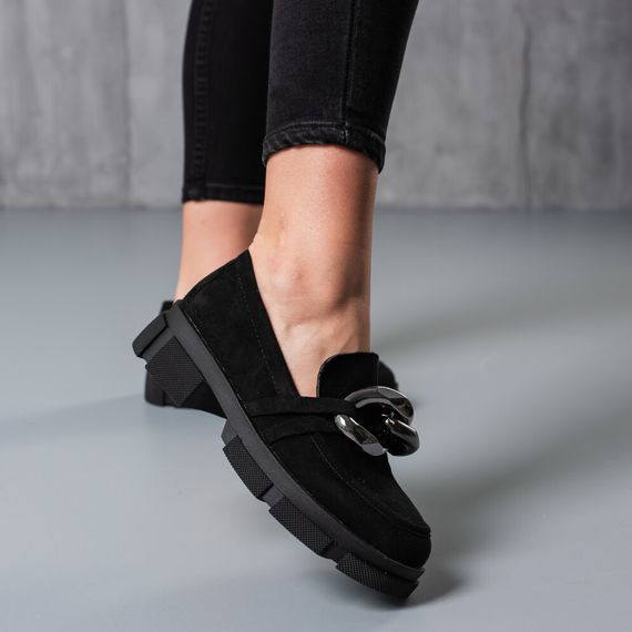 Броги женские Fashion Saint 3762 38 размер 24 см Черный | Зображення 6