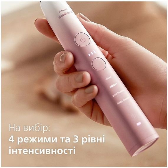 Зубна електрощітка Philips HX9911/84 Sonicare DiamondClean Gradient Pink-White | Зображення 6