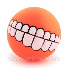 Игрушка для собак Rogz Grinz оранжевый S 4.9 см 4174603