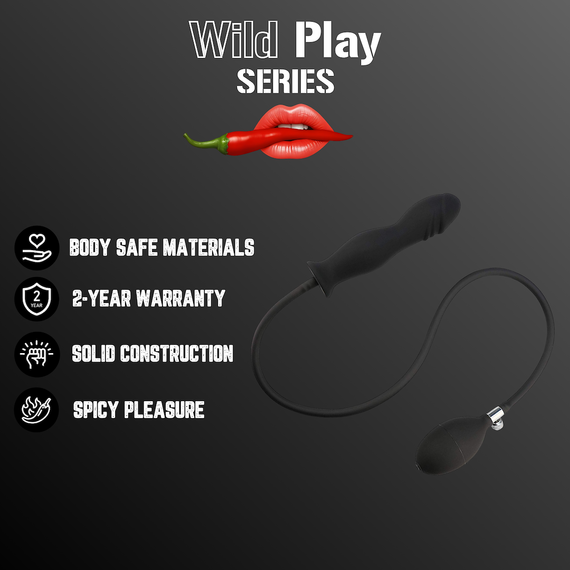Надувна анальна пробка Wild Play Sex Aura | Зображення 6