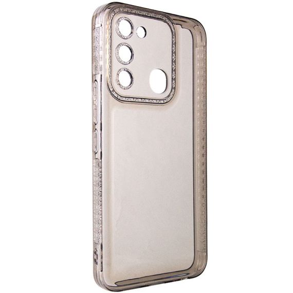 Чохол TPU Starfall Clear для TECNO Spark 8C Сірий