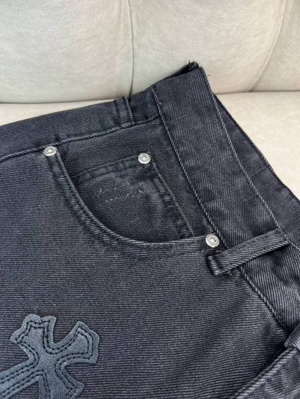 Джинси чорнi Chrome Hearts Black d056 | Зображення 2
