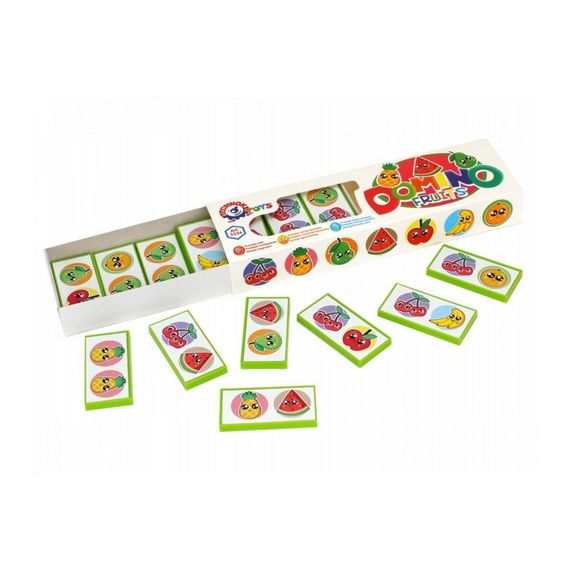 Настільна гра Доміно дитяча "Фрукти" ТехноК 3336TXK