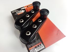 Ручка склопідіймача метал. ВАЗ 2108, Elegant (ПАРА, 2 шт. в уп-ке) чорні (100 510)