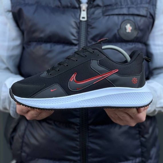 Кросівки весна літо Nike чорний/ білий | Зображення 3