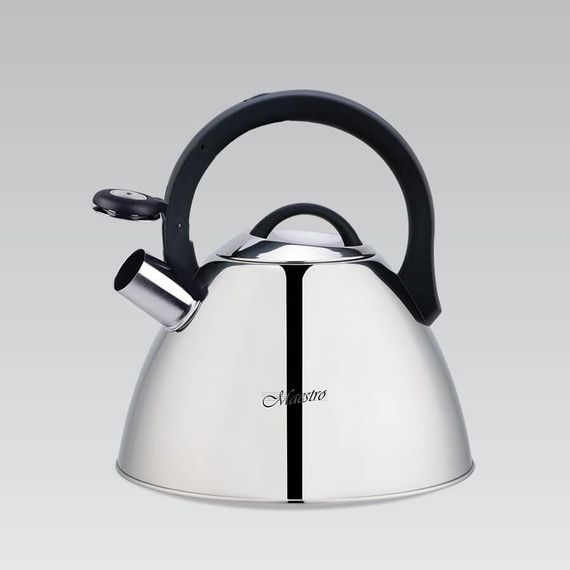Чайник 2.5 л Maestro MR‑1314 из нержавеющей стали со свистком для всех типов плит | Зображення 2