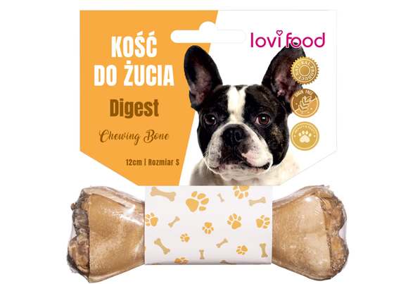 Ласощі у вигляді жувальної кістки Lovi Food.(качка/яловичіна/яблуко) | Зображення 1